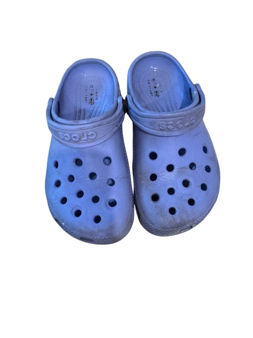 Girl's purple crocs size 12